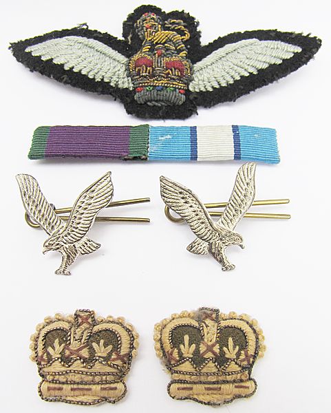 British Army Air Corps Pilot's Brevet and Associated Badges - Click for the bigger picture
