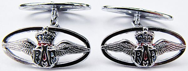 RAF Shirt Cufflinks - Click for the bigger picture
