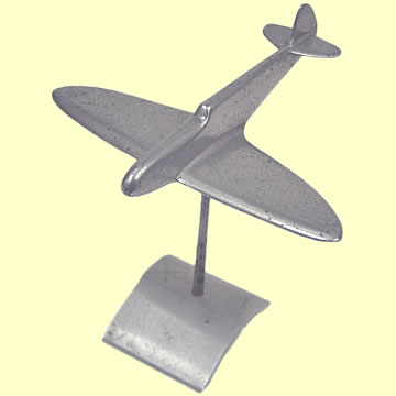 Trench Art Model Spitfire - Click for the bigger picture