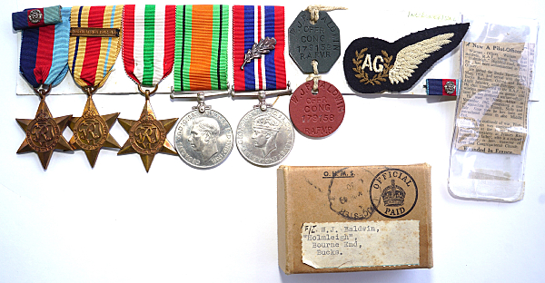 Medal Grouping to F/Lt W. J. P. Baldwin RAFVR - Click for the bigger picture