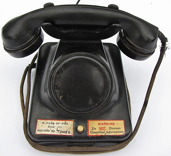 RAF Watch Tower Telephone - Click for the bigger picture