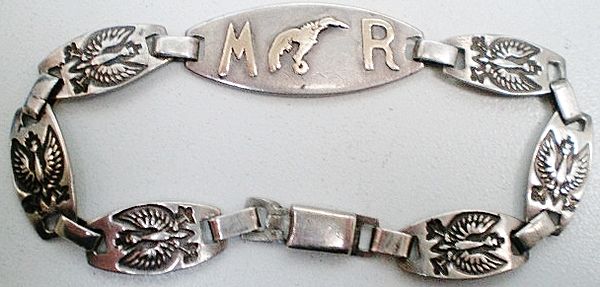 Battle of Britain Pilot's Armband Bracelet - Click for the bigger picture
