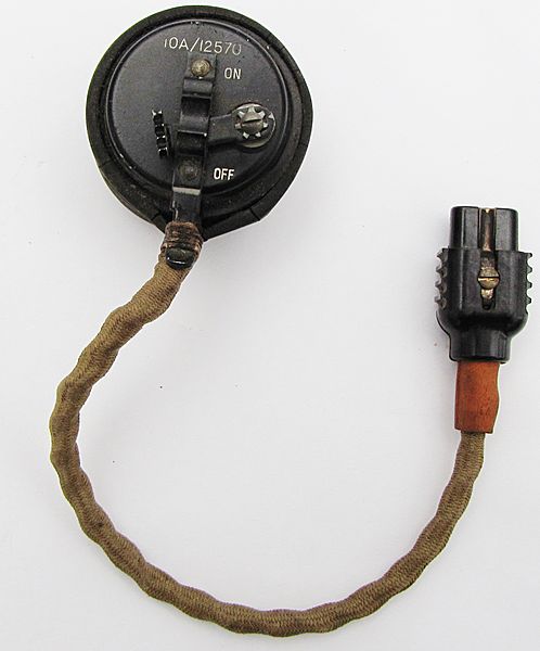 RAF Type 26 Microphone Assembly - Click for the bigger picture