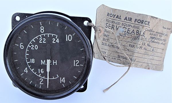 RAF Air Speed Indicator Mk IXA - Click for the bigger picture