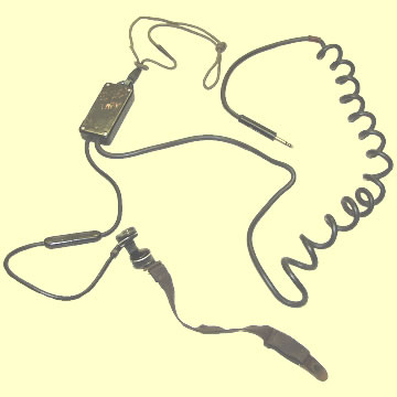 USAAF Throat Microphone Model T30 - Click for the bigger picture