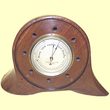 Propeller Hub Mounted Barometer/Thermometer - Click for the bigger picture