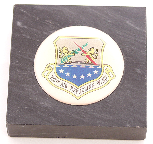 100th Air Refueling Wing Paper Weight - Click for the bigger picture
