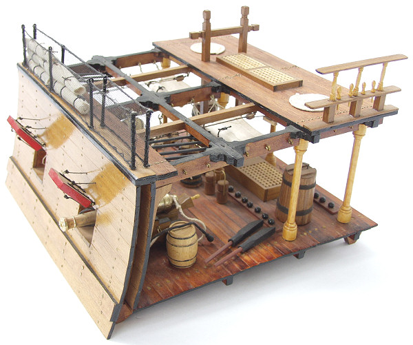 1st Rate Ship of the Line Gun Deck Diorama - Click for the bigger picture