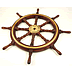 Ship's Wheel named to John Poole, Glasgow - Click for the bigger picture