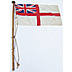 Royal Navy White Ensign and Flagstaff - Click for the bigger picture